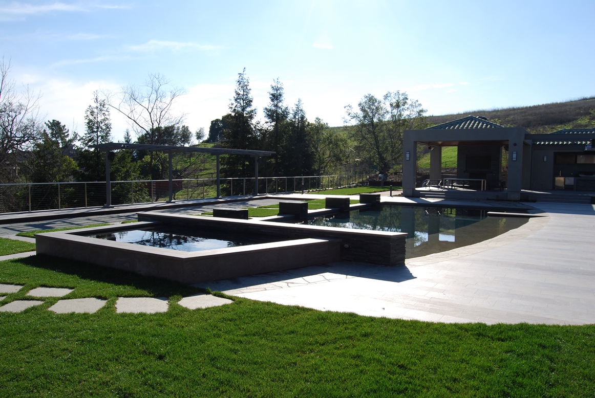 swimming pool and spa design Walnut Creek by Hawkins Pools
