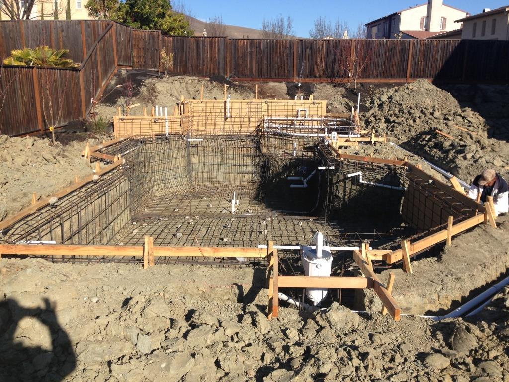 Swimming pool construction