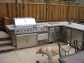 Outdoor kitchen with BBQ grill Danville -13