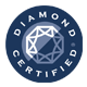 Diamond Cert Blue back