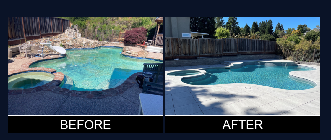 Swimming pool remodeling